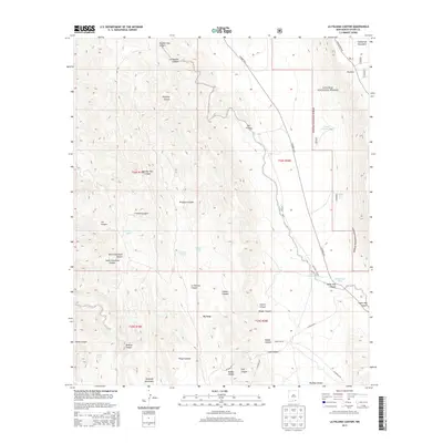 2013 Map of La Paloma Canyon, 2013 Print