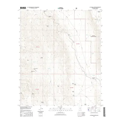 2017 Map of La Paloma Canyon, 2017 Print