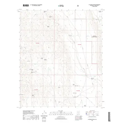 2020 Map of La Paloma Canyon, 2020 Print