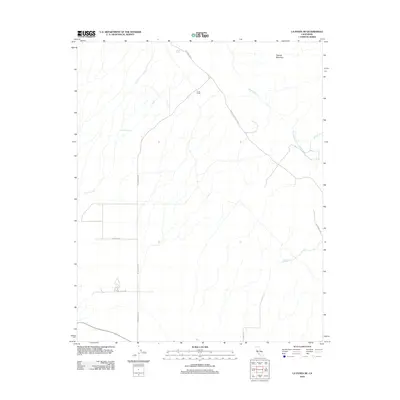 2012 Map of La Panza NE, 2012 Print