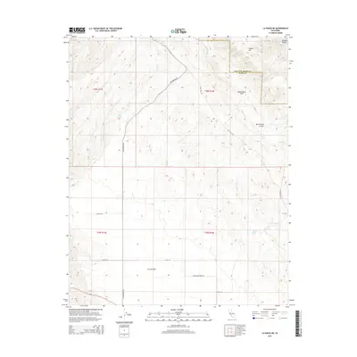 2015 Map of La Panza NE, 2015 Print