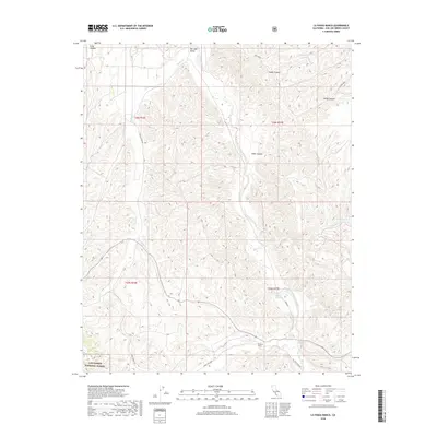 2018 Map of La Panza Ranch, 2018 Print