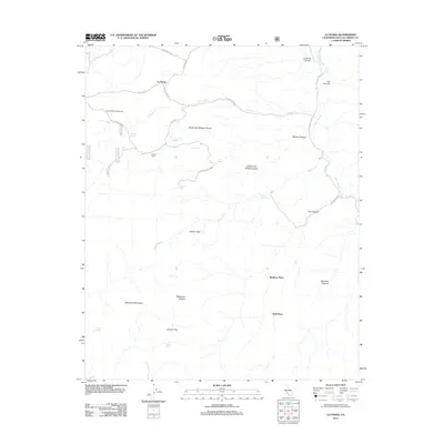 2012 Map of La Panza, 2012 Print
