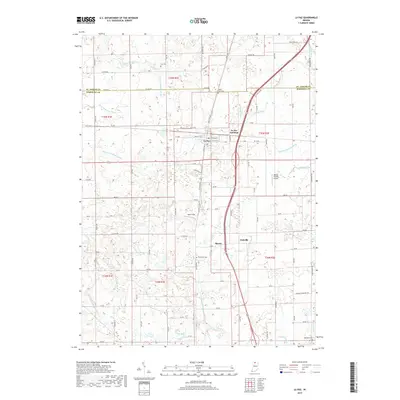 2019 Map of La Paz, 2019 Print