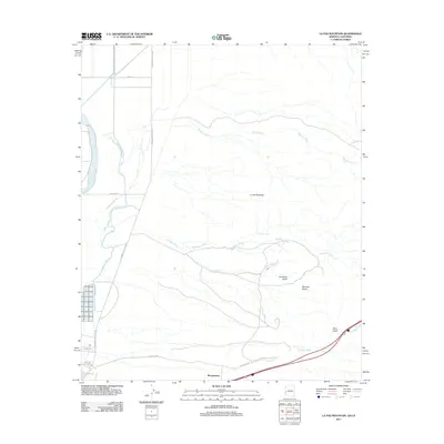 2011 Map of La Paz Mountain, 2011 Print