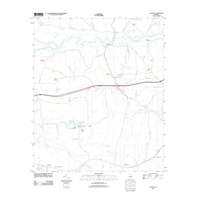 2011 Map of La Place, 2011 Print