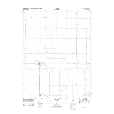 2012 Map of La Place, 2012 Print