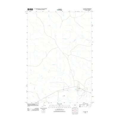 2012 Map of La Plant, 2012 Print