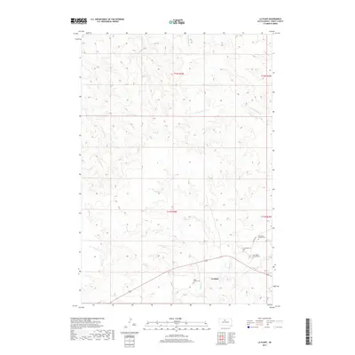 2017 Map of La Plant, 2017 Print