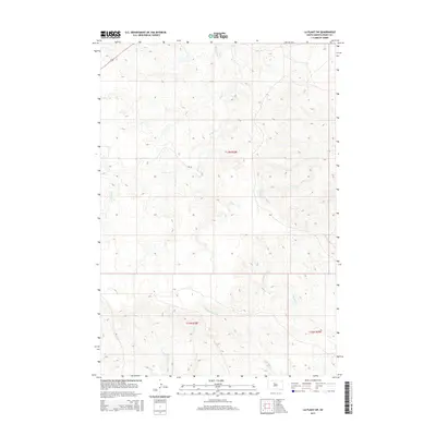 2015 Map of La Plant SW, 2015 Print