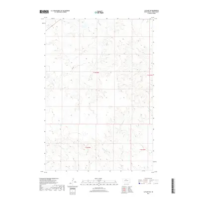 2017 Map of La Plant SW, 2017 Print