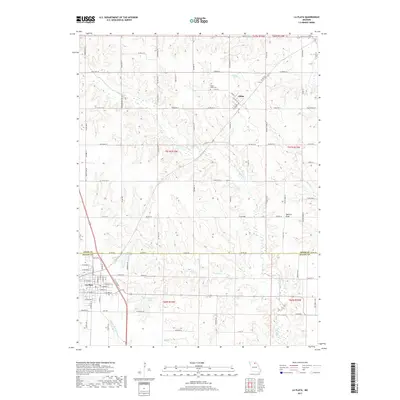 2017 Map of La Plata, 2017 Print