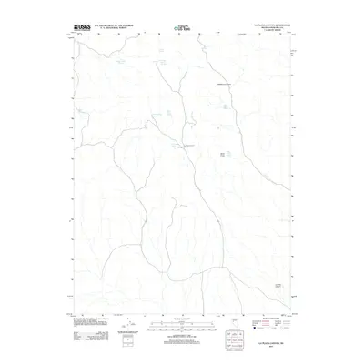 2011 Map of La Plata Canyon, 2011 Print