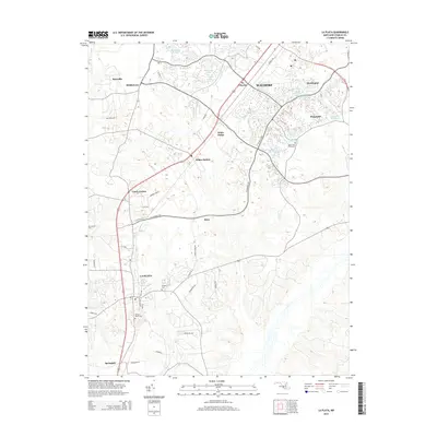 2014 Map of La Plata, 2014 Print