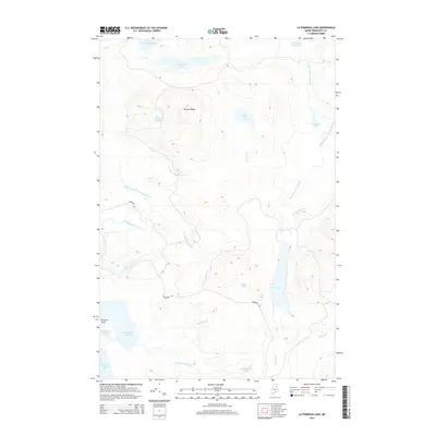 2014 Map of La Pomkeag Lake, 2014 Print