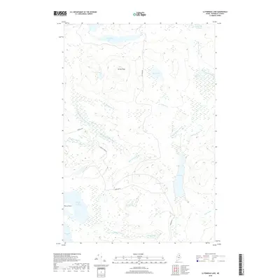 2018 Map of La Pomkeag Lake, 2018 Print