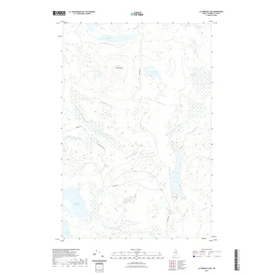 2021 Map of La Pomkeag Lake, 2021 Print