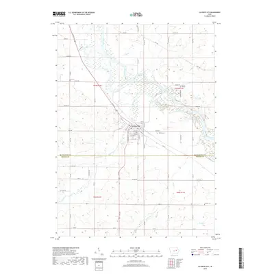 2018 Map of La Porte City, 2018 Print