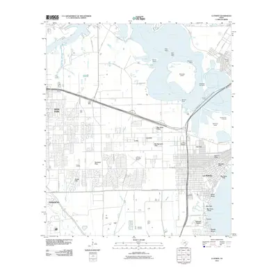 2010 Map of La Porte, 2010 Print