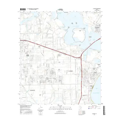 2016 Map of La Porte, 2016 Print