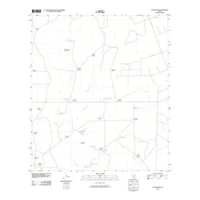 2010 Map of La Pryor NW, 2010 Print