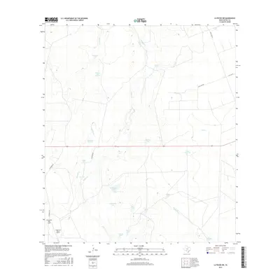 2016 Map of La Pryor NW, 2016 Print