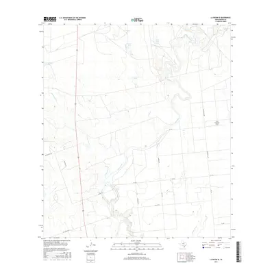 2016 Map of La Pryor SE, 2016 Print