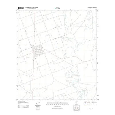 2013 Map of La Pryor, 2013 Print