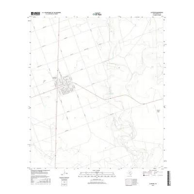2016 Map of La Pryor, 2016 Print