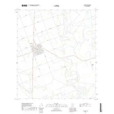 2019 Map of La Pryor, 2019 Print