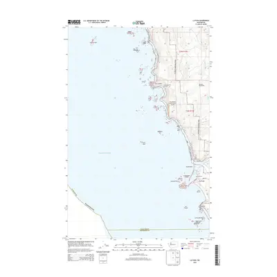 2014 Map of La Push, 2014 Print