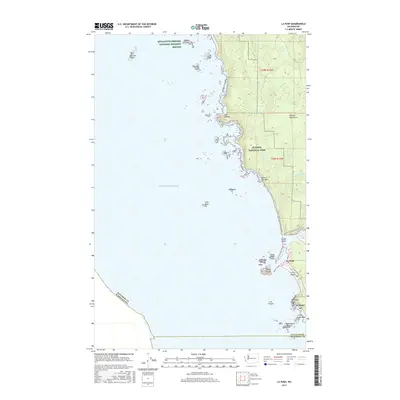 2017 Map of La Push, 2017 Print