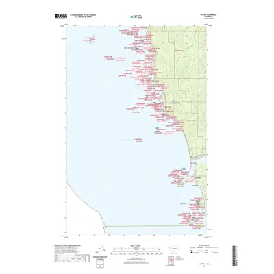 2020 Map of La Push, 2020 Print