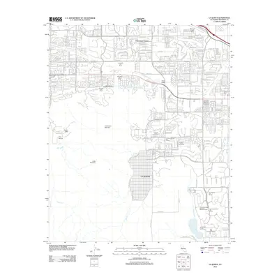 2012 Map of La Quinta, 2012 Print