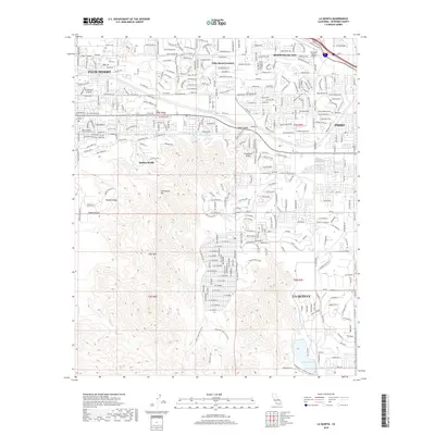 2018 Map of La Quinta, 2018 Print