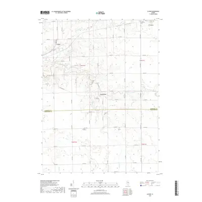 2018 Map of La Rose, 2018 Print
