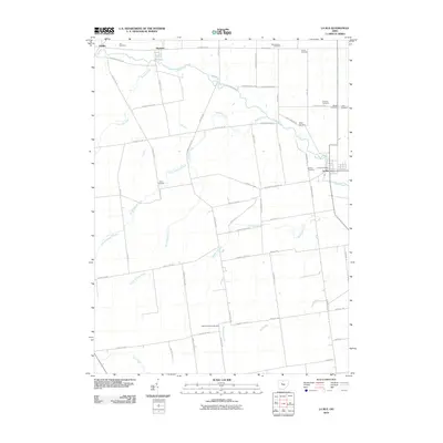 2010 Map of La Rue, 2010 Print