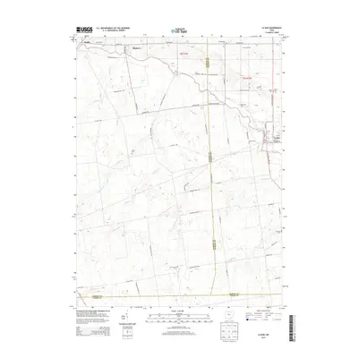 2013 Map of La Rue, 2013 Print