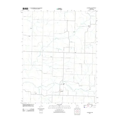 2011 Map of La Russell, 2011 Print