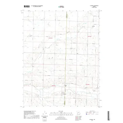 2017 Map of La Russell, 2017 Print