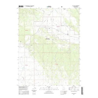 2017 Map of La Sal East, 2017 Print