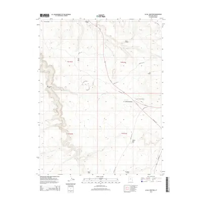 2014 Map of La Sal Junction, 2014 Print
