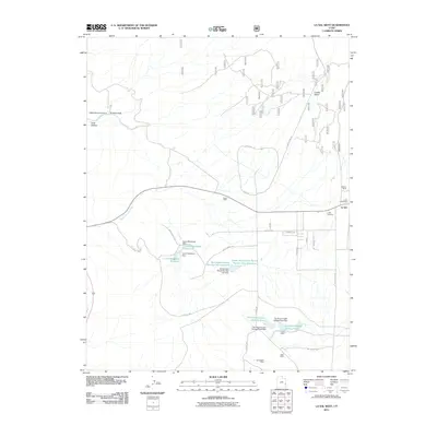 2011 Map of La Sal West, 2011 Print