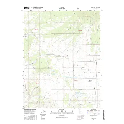 2017 Map of La Sal West, 2017 Print