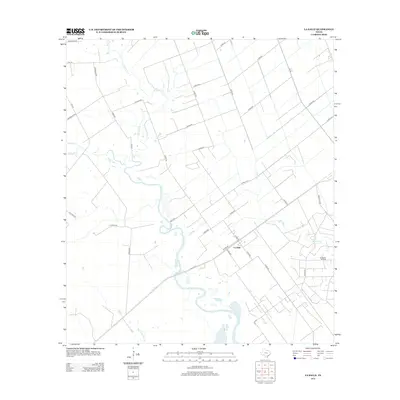 2013 Map of La Salle, 2013 Print