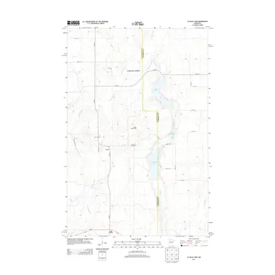 2013 Map of La Salle Lake, 2013 Print