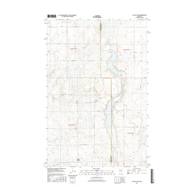 2016 Map of La Salle Lake, 2016 Print