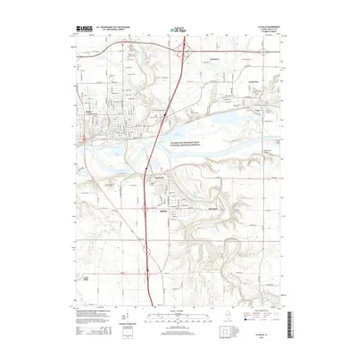2015 Map of La Salle, 2015 Print