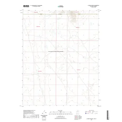 2020 Map of La Segita Peaks NE, 2020 Print
