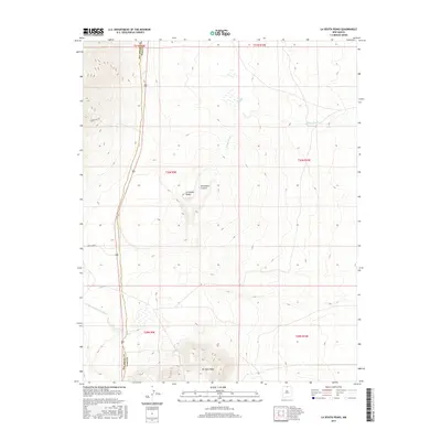 2017 Map of La Segita Peaks, 2017 Print